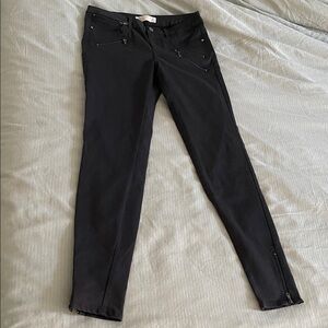 Zara Charcoal Denim Trousers